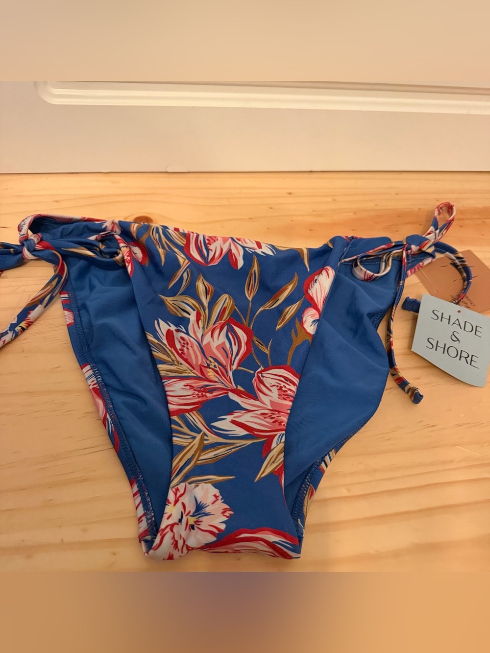 Shade & Shore Tie Bikini Bottoms NWT